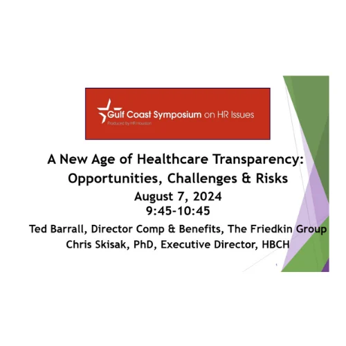 Gulf Coast Symposium in HR Issue