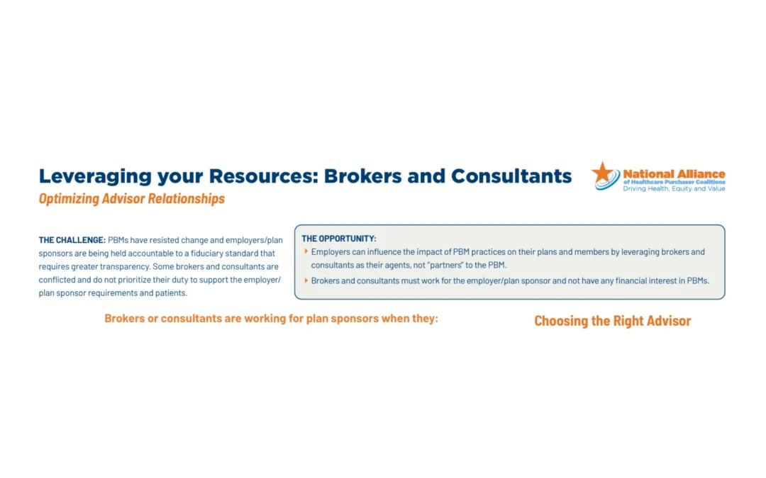 Leveraging your Resources: Brokers and Consultants