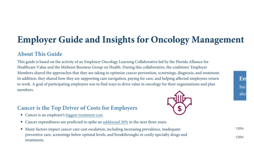 Employer Guide and Insights for Oncology Management with Links