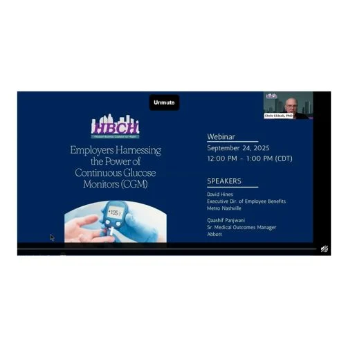 Employers harnessing the power of CGMs – Recording